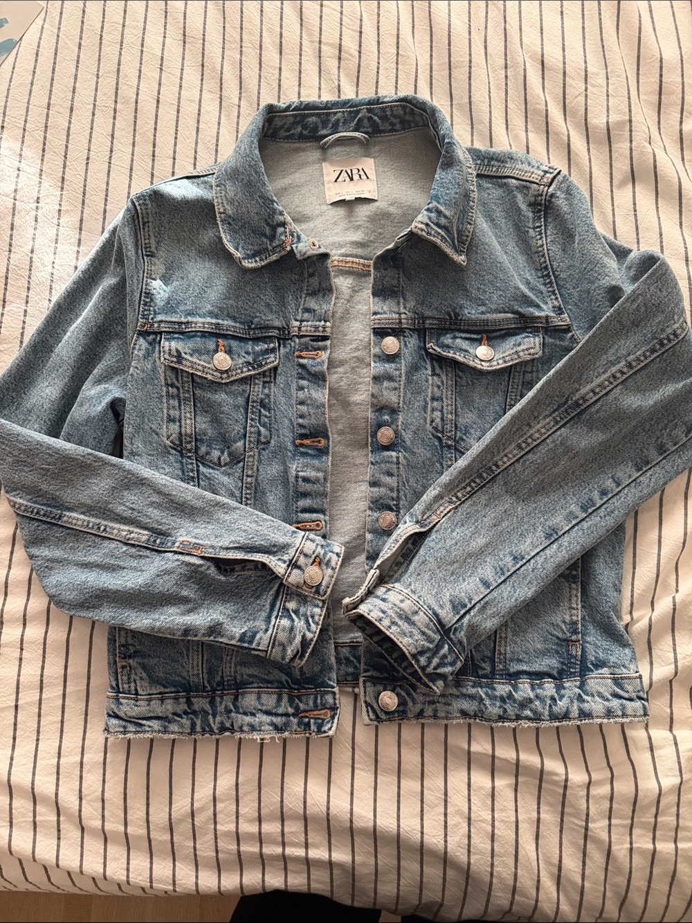 Zara Light Blue Denim Jacket
